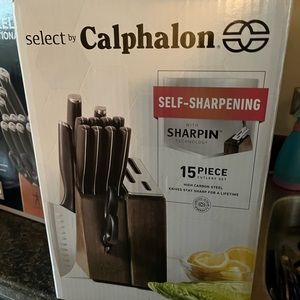 Brand New Calphalon Self Sharpening 15 Piece Cutlery Set